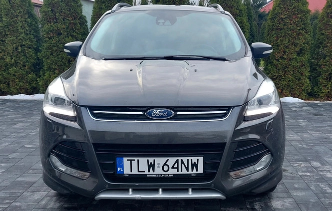 Ford Kuga cena 53505 przebieg: 150000, rok produkcji 2014 z Włoszczowa małe 277